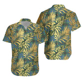 MacInnes Ancient Tartan Vintage Leaves Hawaiian Shirt